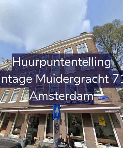 Foto gevel Huurpuntentelling voor Plantage Muidergracht 71-1, Amsterdam