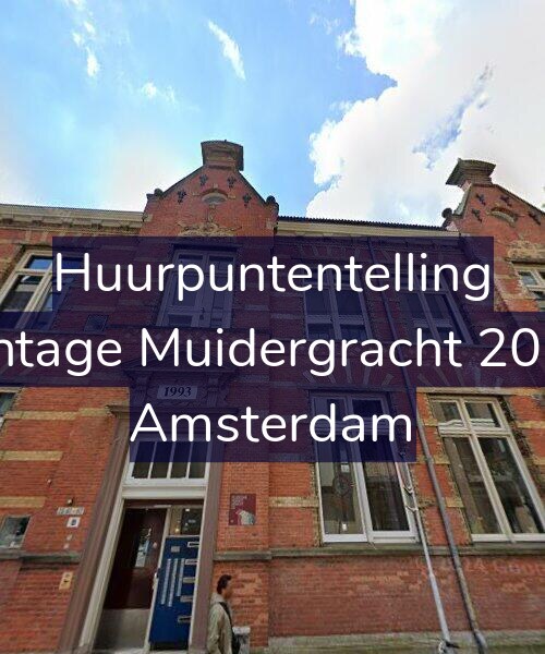 Foto gevel Huurpuntentelling voor Plantage Muidergracht 20-G5, Amsterdam