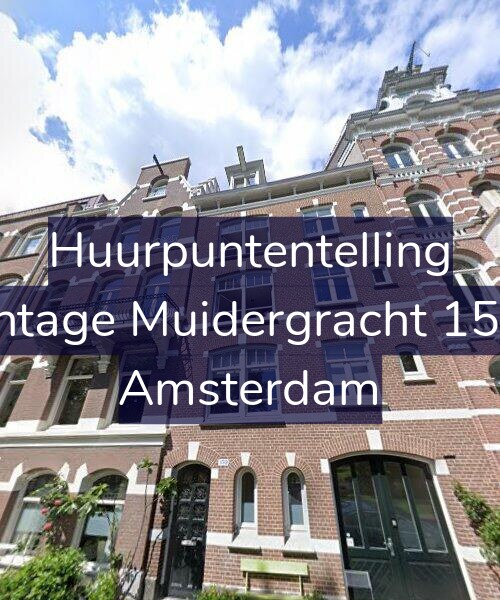 Foto gevel Huurpuntentelling voor Plantage Muidergracht 159-1, Amsterdam
