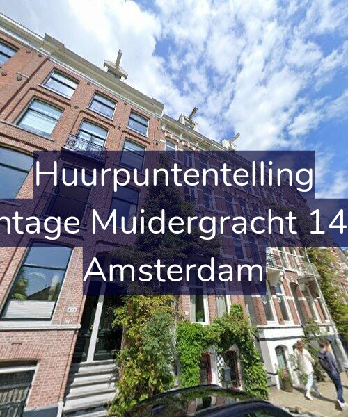 Foto gevel Huurpuntentelling voor Plantage Muidergracht 143-1, Amsterdam