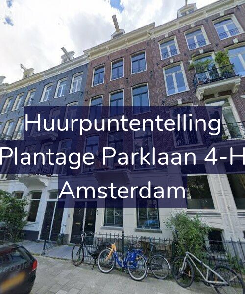 Foto gevel Huurpuntentelling voor Plantage Parklaan 4-H, Amsterdam