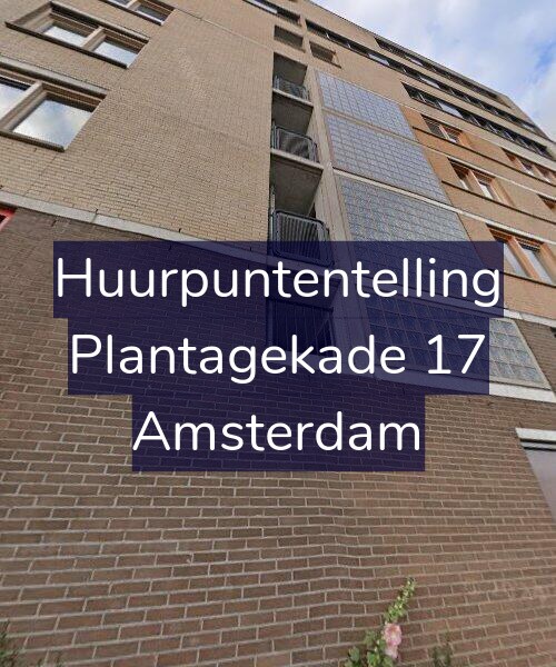 Foto gevel Huurpuntentelling voor Plantagekade 17, Amsterdam