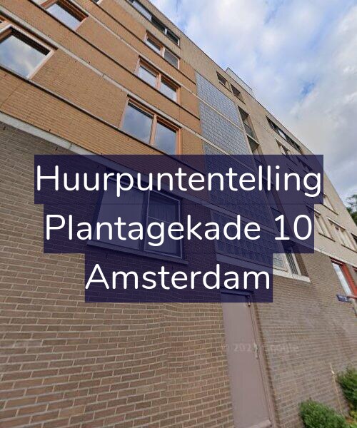 Foto gevel Huurpuntentelling voor Plantagekade 10, Amsterdam