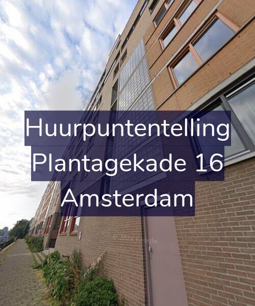 Foto gevel Huurpuntentelling voor Plantagekade 16, Amsterdam