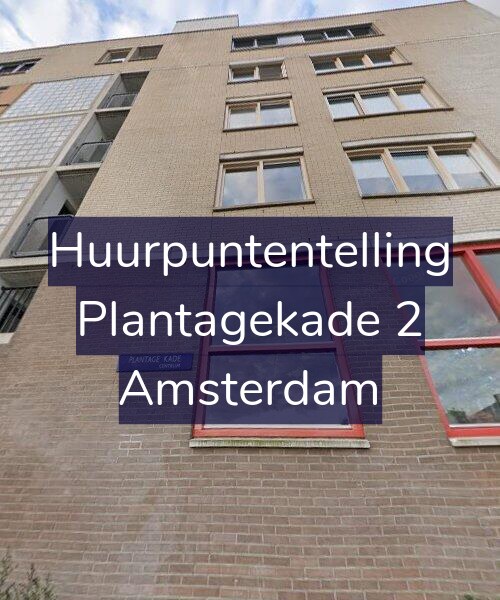 Foto gevel Huurpuntentelling voor Plantagekade 2, Amsterdam