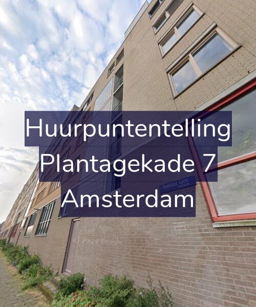 Foto gevel Huurpuntentelling voor Plantagekade 7, Amsterdam
