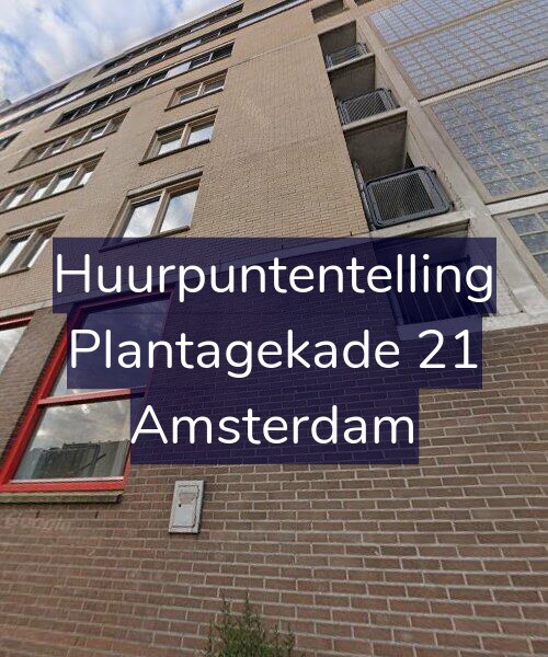 Foto gevel Huurpuntentelling voor Plantagekade 21, Amsterdam