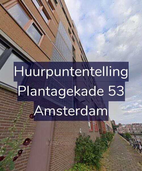 Foto gevel Huurpuntentelling voor Plantagekade 53, Amsterdam