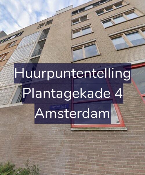 Foto gevel Huurpuntentelling voor Plantagekade 4, Amsterdam