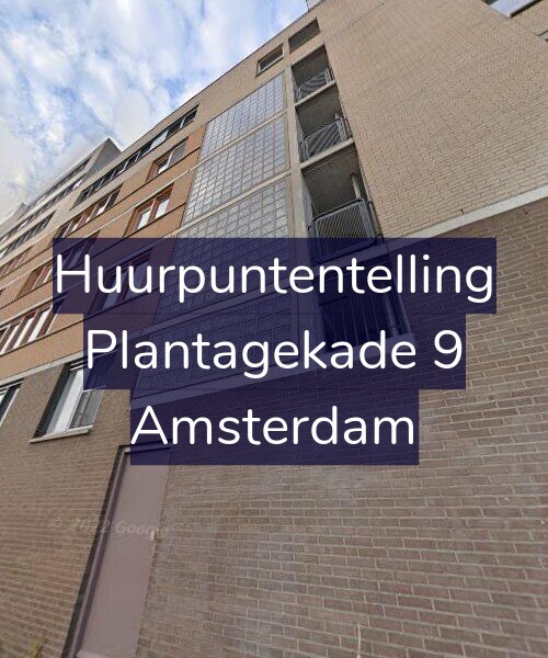 Foto gevel Huurpuntentelling voor Plantagekade 9, Amsterdam