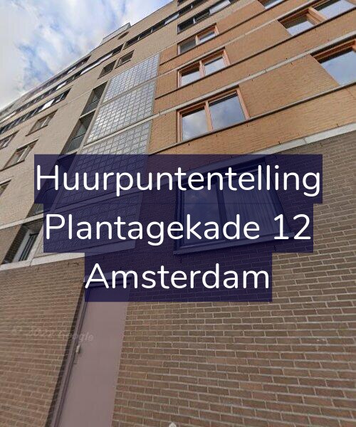 Foto gevel Huurpuntentelling voor Plantagekade 12, Amsterdam