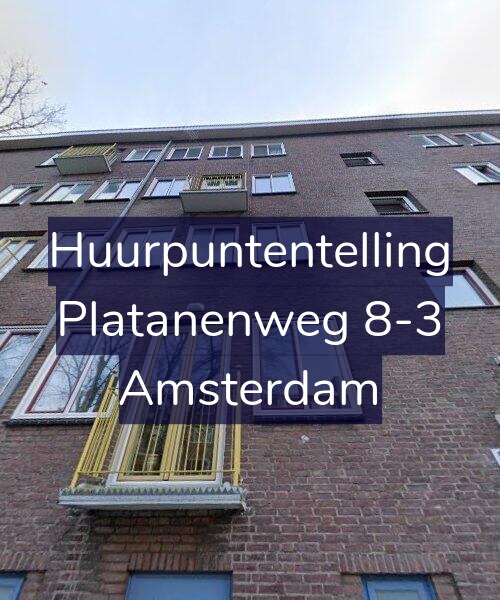 Foto gevel Huurpuntentelling voor Platanenweg 8-3, Amsterdam