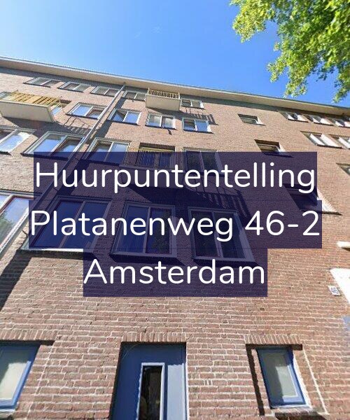 Foto gevel Huurpuntentelling voor Platanenweg 46-2, Amsterdam