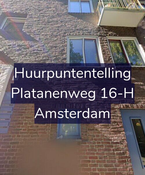 Foto gevel Huurpuntentelling voor Platanenweg 16-H, Amsterdam