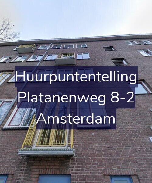 Foto gevel Huurpuntentelling voor Platanenweg 8-2, Amsterdam