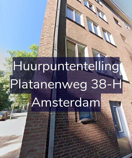 Foto gevel Huurpuntentelling voor Platanenweg 38-H, Amsterdam