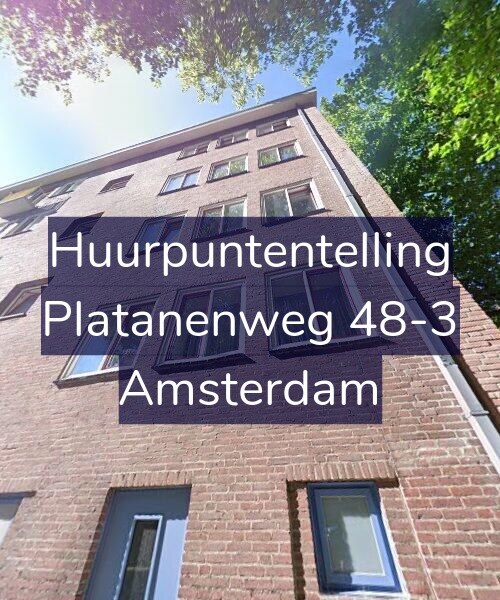 Foto gevel Huurpuntentelling voor Platanenweg 48-3, Amsterdam