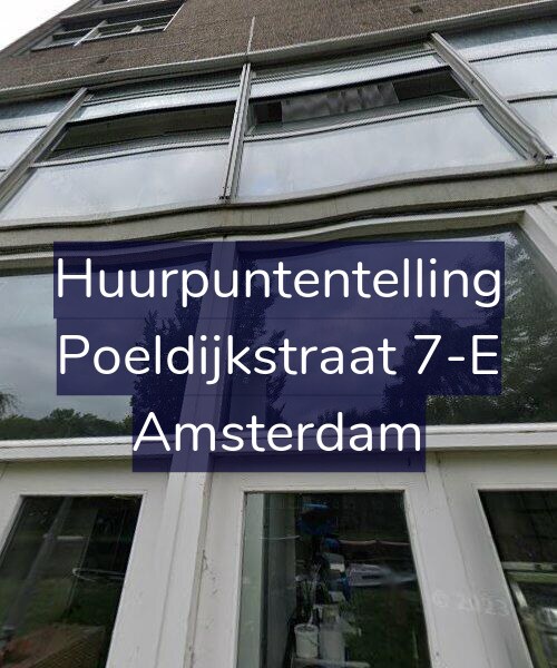 Foto gevel Huurpuntentelling voor Poeldijkstraat 7-E, Amsterdam