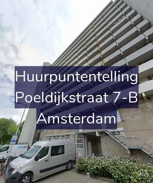 Foto gevel Huurpuntentelling voor Poeldijkstraat 7-B, Amsterdam