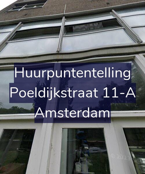 Foto gevel Huurpuntentelling voor Poeldijkstraat 11-A, Amsterdam