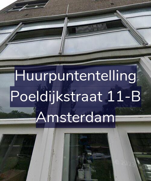 Foto gevel Huurpuntentelling voor Poeldijkstraat 11-B, Amsterdam