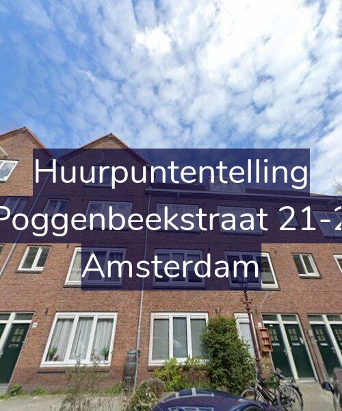 Foto gevel Huurpuntentelling voor Poggenbeekstraat 21-2, Amsterdam
