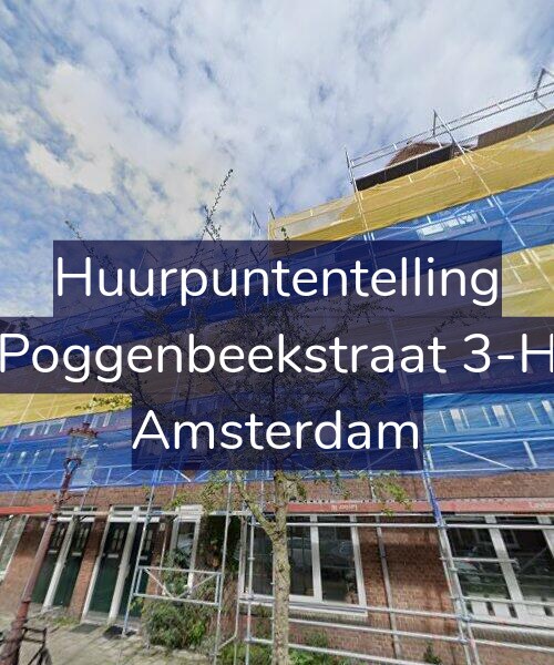 Foto gevel Huurpuntentelling voor Poggenbeekstraat 3-H, Amsterdam