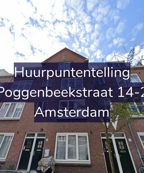 Foto gevel Huurpuntentelling voor Poggenbeekstraat 14-2, Amsterdam