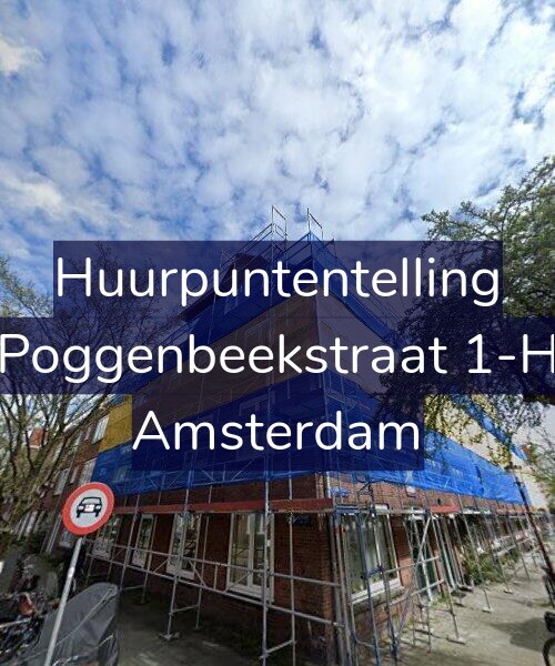 Foto gevel Huurpuntentelling voor Poggenbeekstraat 1-H, Amsterdam