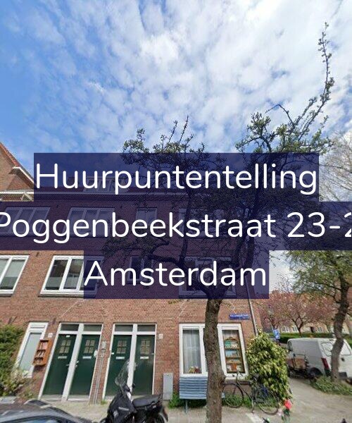 Foto gevel Huurpuntentelling voor Poggenbeekstraat 23-2, Amsterdam