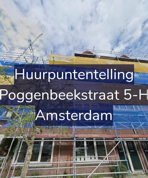 Foto gevel Huurpuntentelling voor Poggenbeekstraat 5-H, Amsterdam