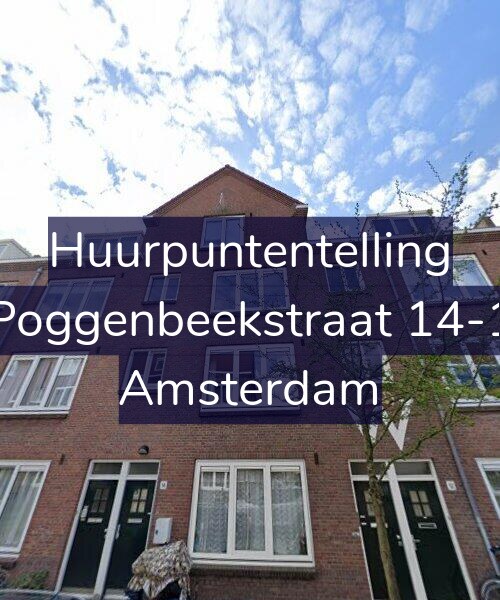 Foto gevel Huurpuntentelling voor Poggenbeekstraat 14-1, Amsterdam