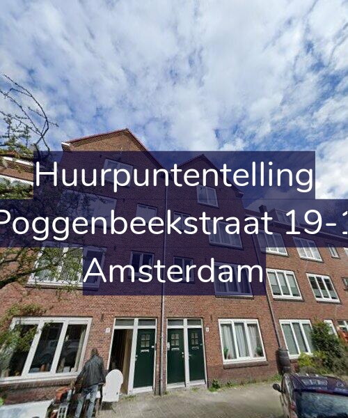 Foto gevel Huurpuntentelling voor Poggenbeekstraat 19-1, Amsterdam