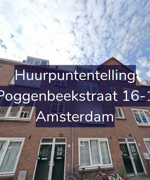 Foto gevel Huurpuntentelling voor Poggenbeekstraat 16-1, Amsterdam