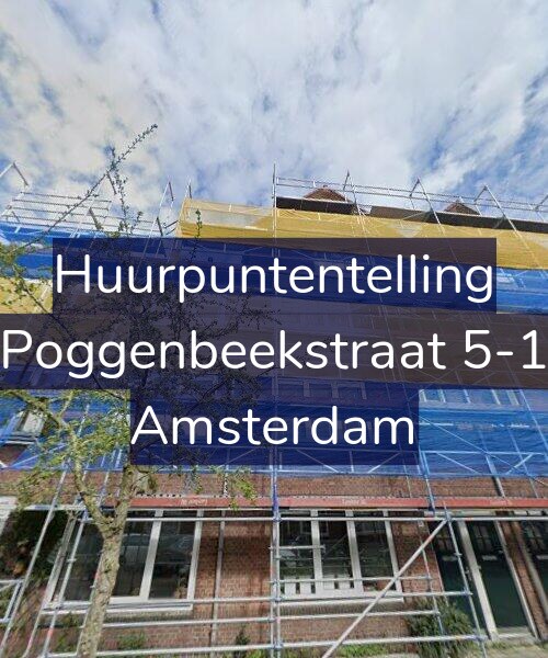 Foto gevel Huurpuntentelling voor Poggenbeekstraat 5-1, Amsterdam