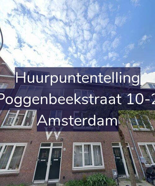 Foto gevel Huurpuntentelling voor Poggenbeekstraat 10-2, Amsterdam