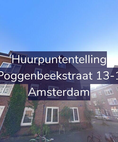 Foto gevel Huurpuntentelling voor Poggenbeekstraat 13-1, Amsterdam