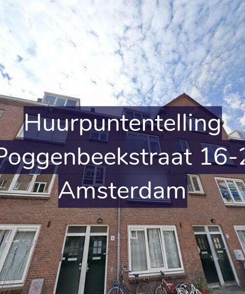 Foto gevel Huurpuntentelling voor Poggenbeekstraat 16-2, Amsterdam