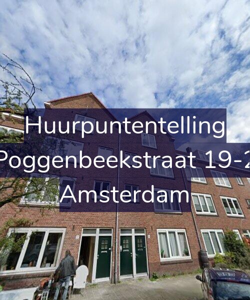 Foto gevel Huurpuntentelling voor Poggenbeekstraat 19-2, Amsterdam