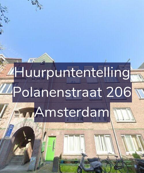 Foto gevel Huurpuntentelling voor Polanenstraat 206, Amsterdam