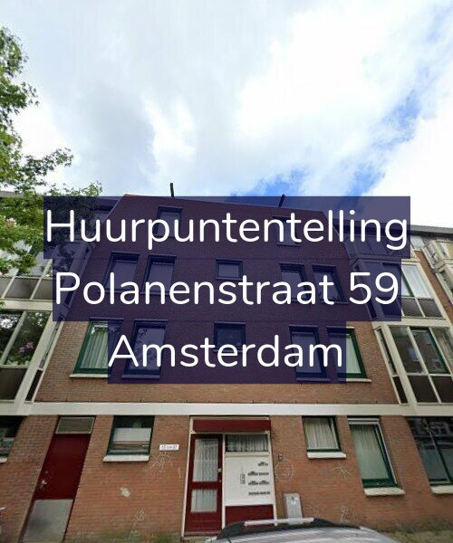 Foto gevel Huurpuntentelling voor Polanenstraat 59, Amsterdam