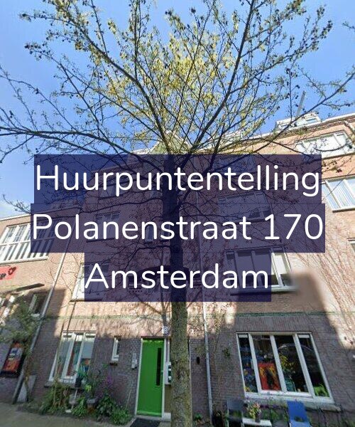 Foto gevel Huurpuntentelling voor Polanenstraat 170, Amsterdam