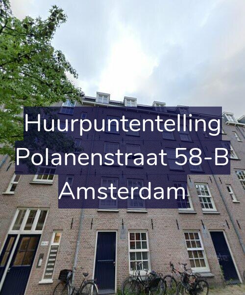 Foto gevel Huurpuntentelling voor Polanenstraat 58-B, Amsterdam