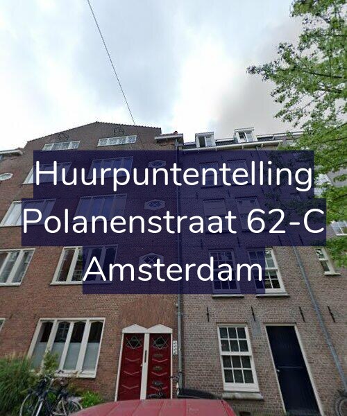 Foto gevel Huurpuntentelling voor Polanenstraat 62-C, Amsterdam