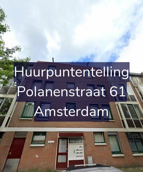Foto gevel Huurpuntentelling voor Polanenstraat 61, Amsterdam
