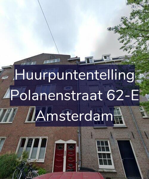 Foto gevel Huurpuntentelling voor Polanenstraat 62-E, Amsterdam