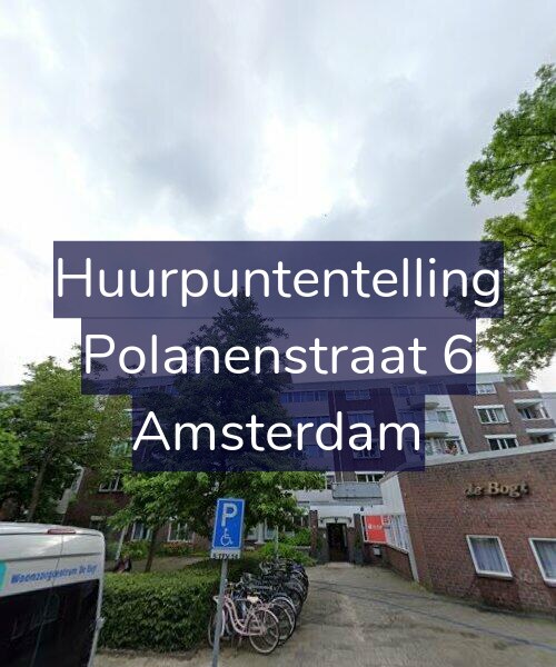 Foto gevel Huurpuntentelling voor Polanenstraat 6, Amsterdam