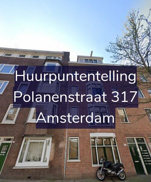 Foto gevel Huurpuntentelling voor Polanenstraat 317, Amsterdam