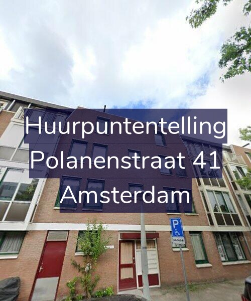 Foto gevel Huurpuntentelling voor Polanenstraat 41, Amsterdam