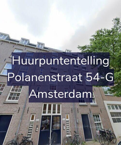 Foto gevel Huurpuntentelling voor Polanenstraat 54-G, Amsterdam